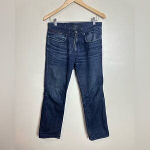 Z Zegna Size 30 Dark Indigo Straight Jeans